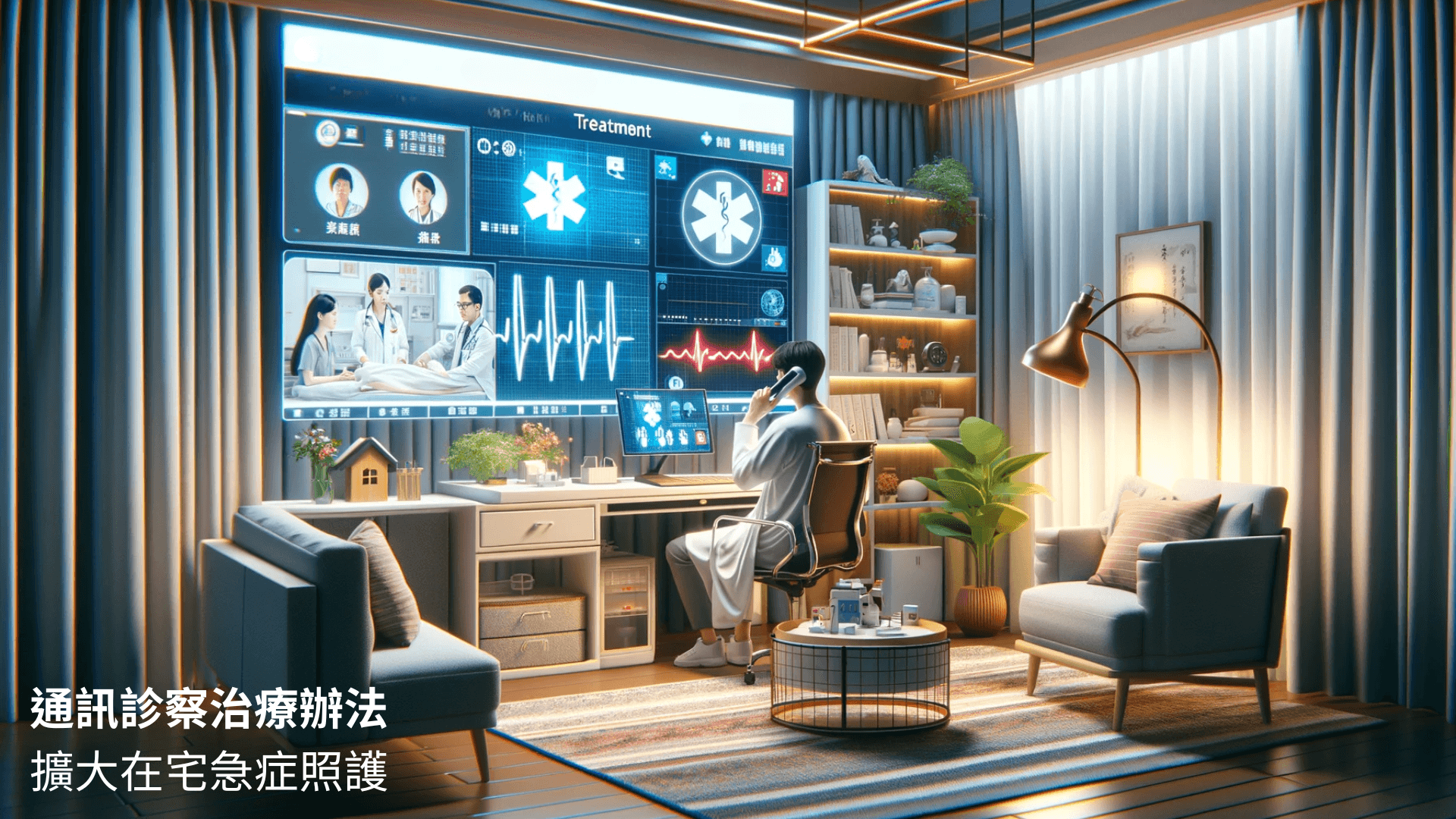 2024 年第 2 季起通訊診察治療辦法擴大適用範圍，納入在宅急症照護