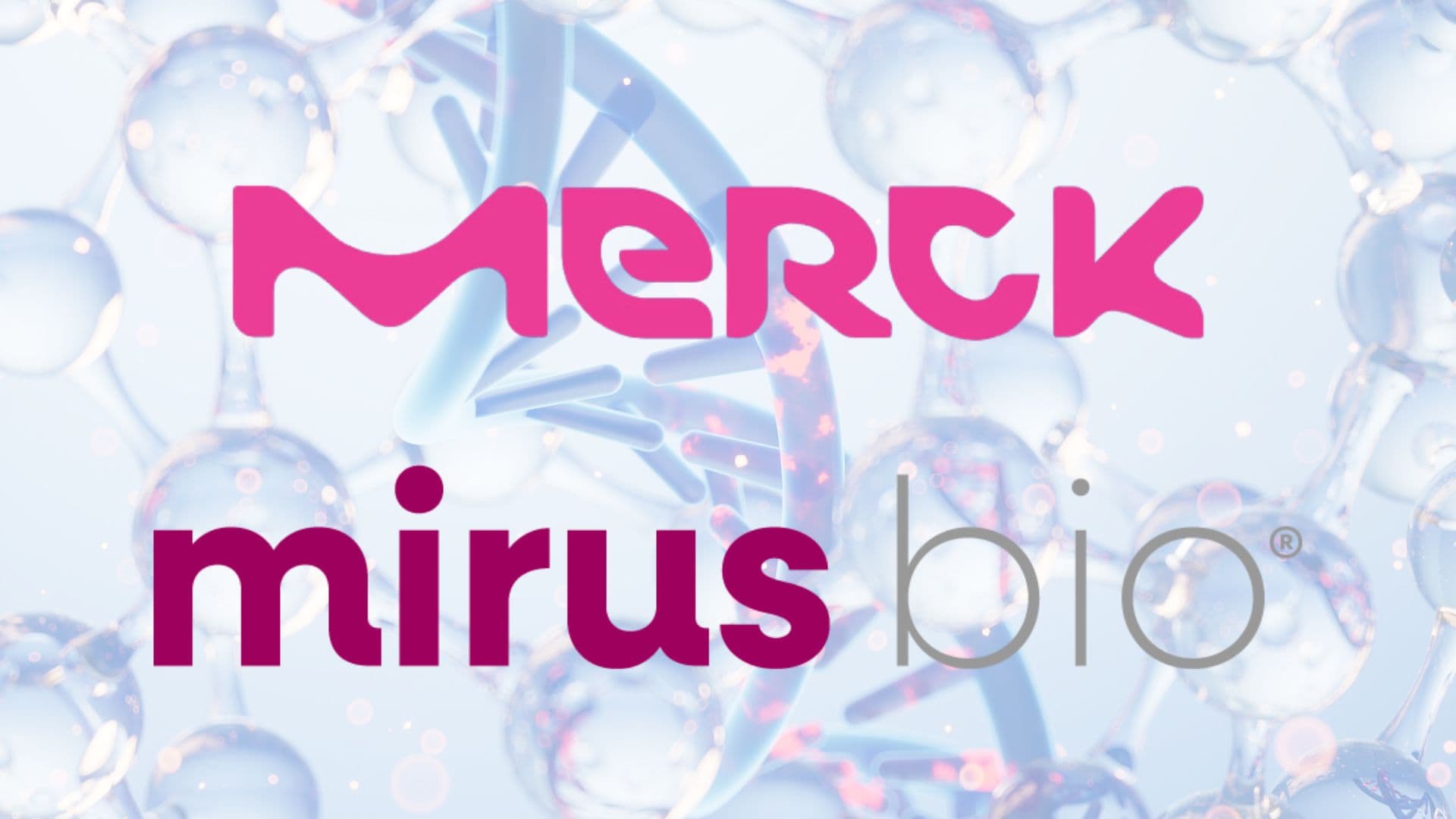 默克砸 6 億美元，收購 Mirus Bio 進軍基因與細胞療法市場