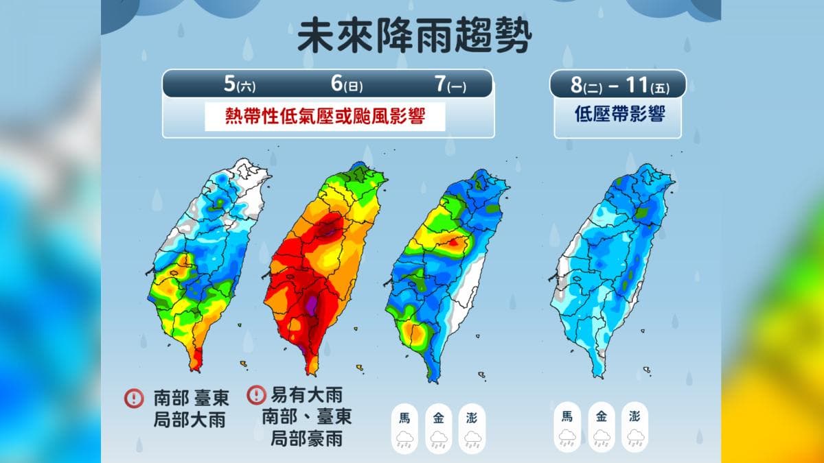 丹娜絲 颱風 雨勢