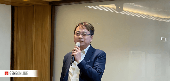 中裕新藥股份有限公司執行長張金明。（攝影：鐘煌翔）
