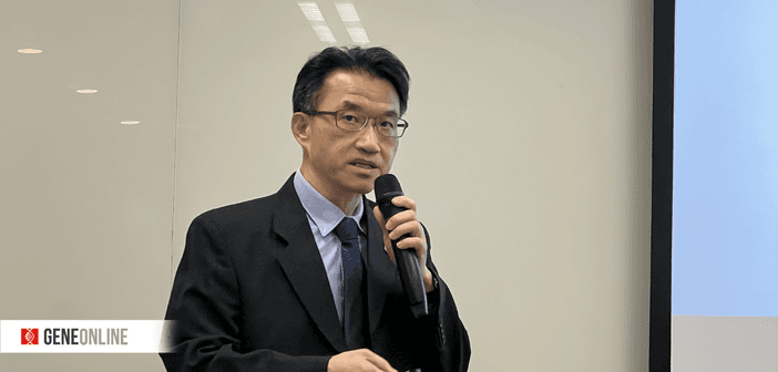 昱展新藥總經理文永順。(攝影:鐘煌翔)