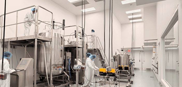 保瑞藥業旗下 Bora Biologics 兩千公升生物反應槽。（來源：Bora Biologics）
