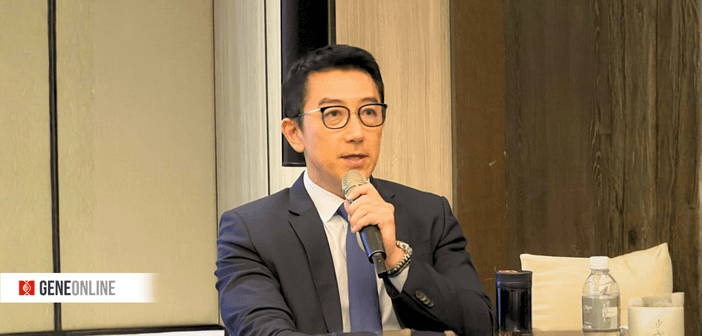 保瑞集團董事長暨執行長盛保熙。（基因線上資料照片、攝影鐘煌翔）